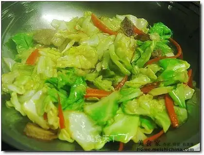 Grilled cabbage