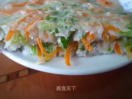 Vegetable rice cake