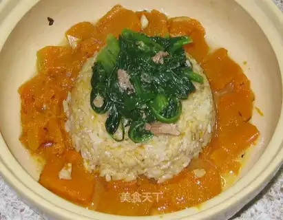 Pumpkin pot rice