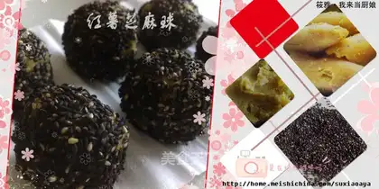 Sweet potato sesame balls