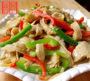 stir-fried gluten with cumin