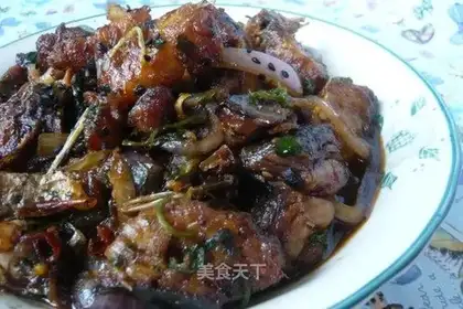 Spicy dried fish