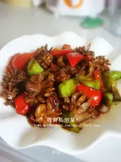 Spicy chicken gizzards