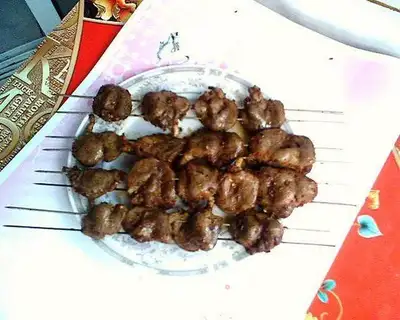 Iron pot roasted chicken heart