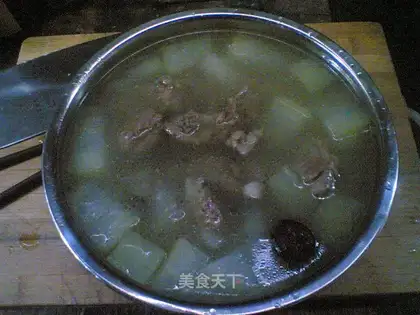 Winter melon pork ribs soup