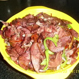 Dry stir-fried spicy lungs