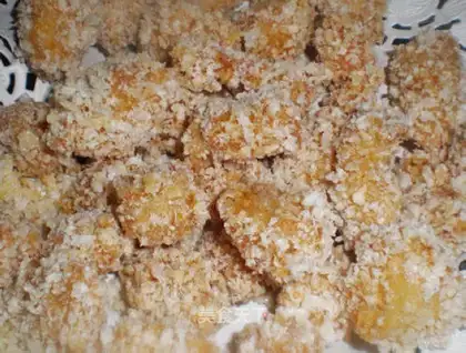 Fried chicken rice flower
