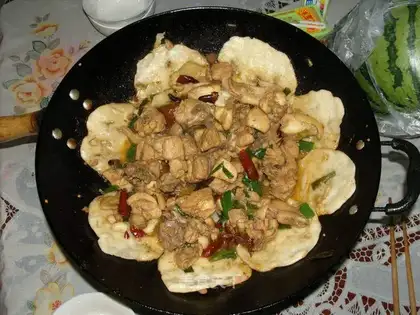 Home-cooked chicken