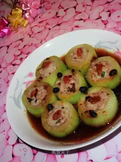 Night blooming stuffed meat cup