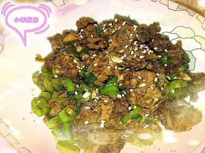 stir-fried chicken heart flower
