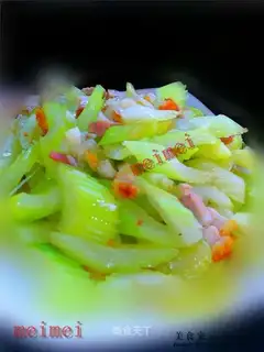 stir-fried pork with celery