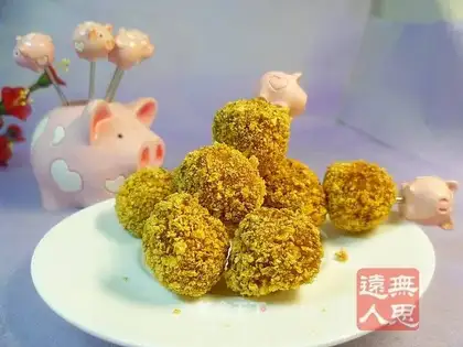 Exploding chicken meatballs