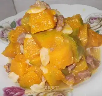 Golden powder pumpkin