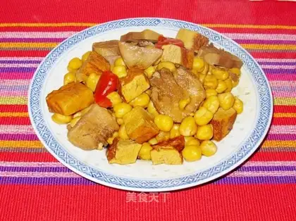 Marinated pork tongue
