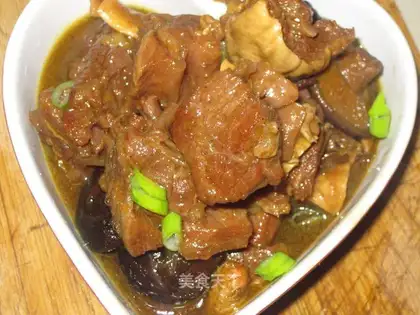 Braised beef brisket