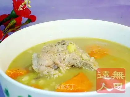 Corn bone soup