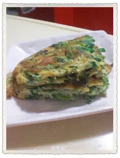 Leek egg cake