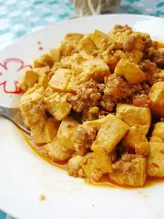 Minced pork and tofu