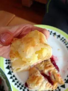Snacks of strawberries and souffles