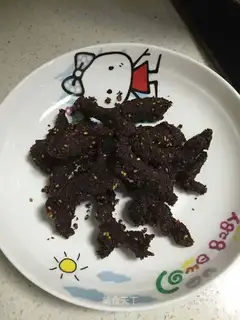 Homemade beef jerky (air frying pan)