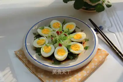 Oiled eggs