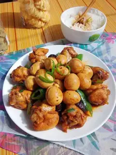 The chicken wings of quail eggs
