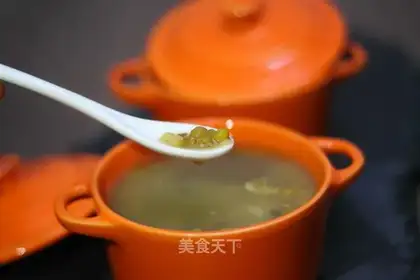 The venom-free lily green bean soup