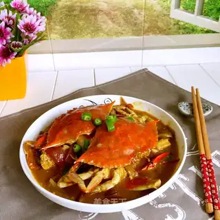 Curry-crab