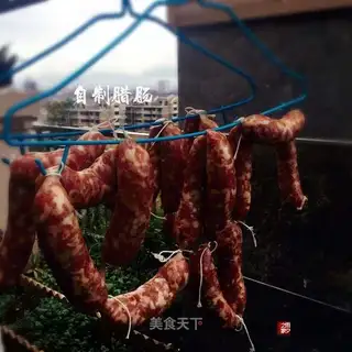 Homemade sausages