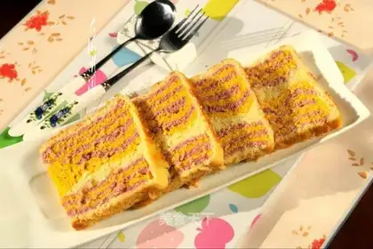 Rainbow toast