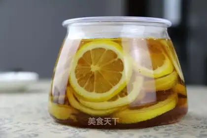 Honey lemon tea