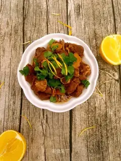 Fresh orange red lamb