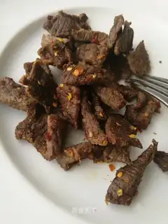 Roasted beef jerky