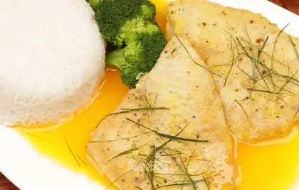 Lemon and dragonfish