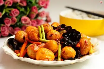 Fish quail eggs