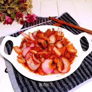 Onion fried willows
