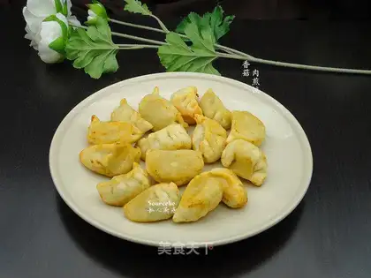 Fries of mushroom pork