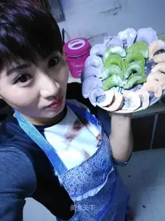 Colour dumplings
