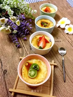 Steamed eggs