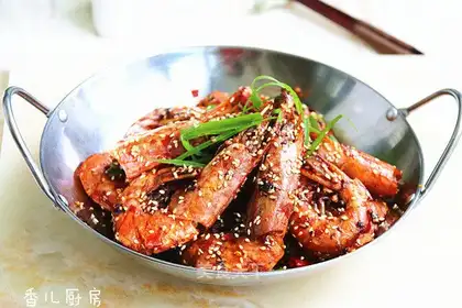 Dry pan shrimp