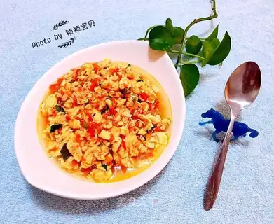 Tomato fried eggs