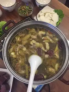 Warm chickens in winter