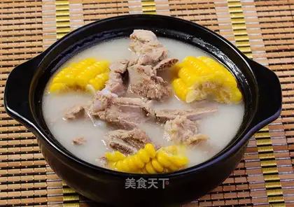 Cracking steak corn soup