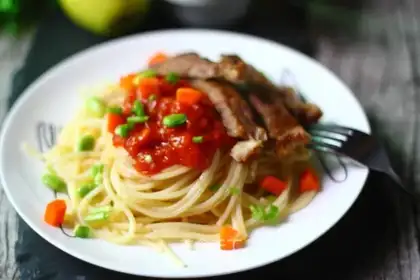Steak pasta