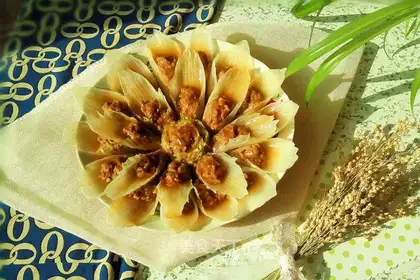 ♪ Flowers and rich cabbage ♪