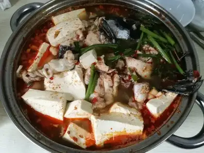Boiled fish