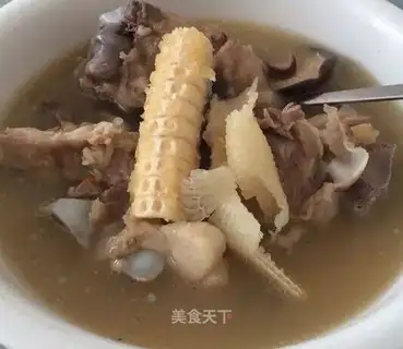 Shark's bones are soaked