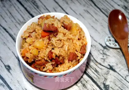 Sausage potato rice
