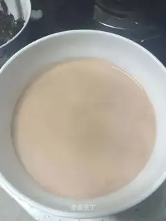 The smell of homemade milk tea