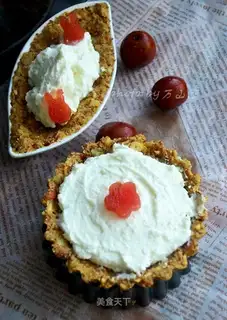 No baked almond cheese tower